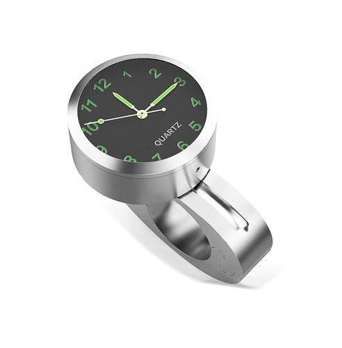 Motorcycle handlebar clock