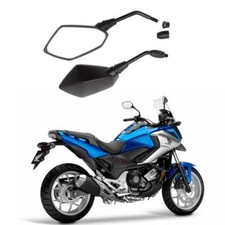 Black Motorcycle Rearview