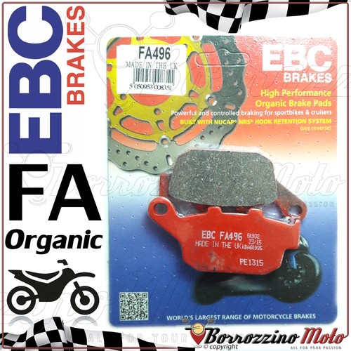 Brake pads rear ebc organic - brake,